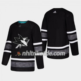San Jose Sharks Trikot Blank 2019 All-Star Adidas Schwarz Authentic - Herren